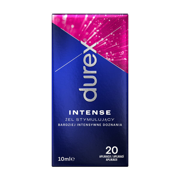 Durex Intense Gel 10ml – Rechargeable, Discreet, Intimate Wellness Accessory – Quiet, Rechargeable, Waterproof, Couples & Solo Use, Discreet Intimate Wellness Accessory
