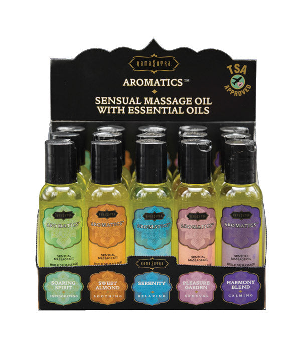 Display - Aromatics Massage Oil Prepack – Rechargeable, Discreet, Intimate Wellness Accessory – Quiet, Rechargeable, Waterproof, Couples & Solo Use, Discreet Intimate Wellness Accessory
