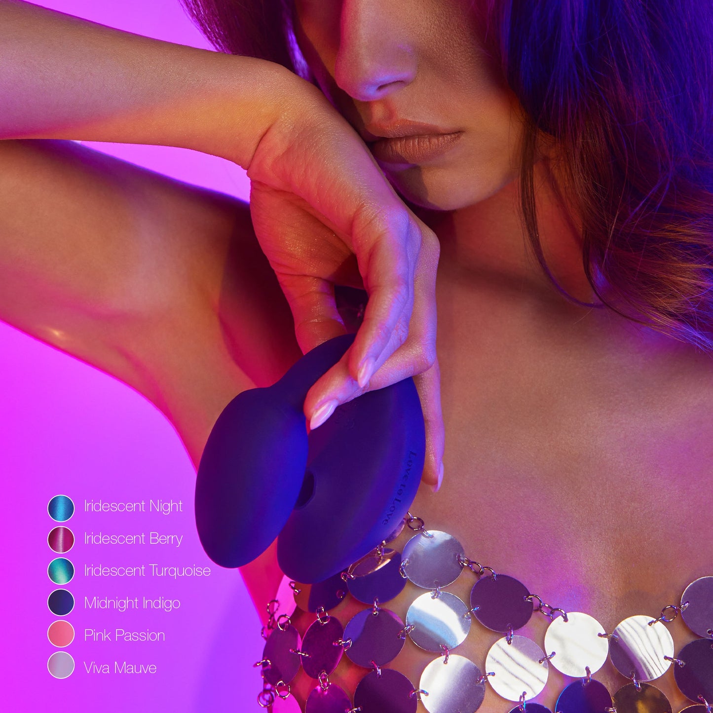 WONDERLOVER - MIDNIGHT INDIGO – Rechargeable, Discreet, Intimate Wellness Accessory – Quiet, Rechargeable, Waterproof, Couples & Solo Use, Discreet Intimate Wellness Accessory