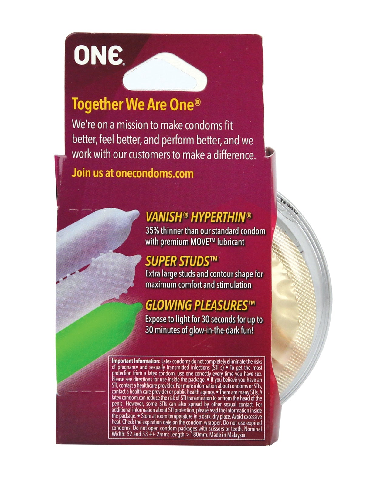 ONE Condoms Mix Pleasure Box 3 – Rechargeable, Discreet, Intimate Wellness Accessory – Quiet, Rechargeable, Waterproof, Couples & Solo Use, Discreet Intimate Wellness Accessory