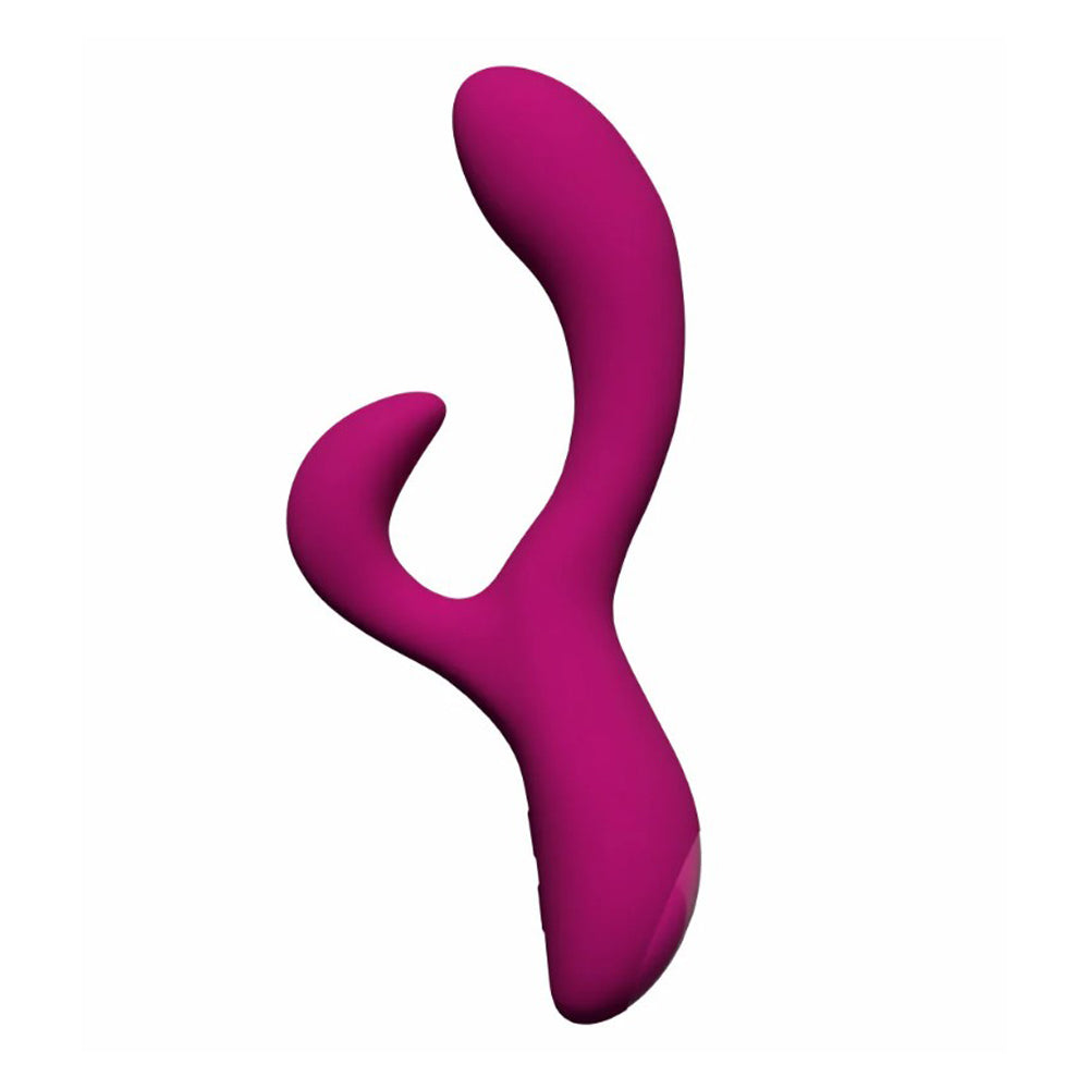 Blush - Quinn - warming Rabbit massager - Burgundy – Rechargeable, Discreet, Intimate Wellness Accessory – Quiet, Rechargeable, Waterproof, Couples & Solo Use, Discreet Intimate Wellness Accessory