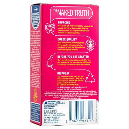 Durex Pleasure Me Box 10 – Rechargeable, Discreet, Intimate Wellness Accessory – Quiet, Rechargeable, Waterproof, Couples & Solo Use, Discreet Intimate Wellness Accessory