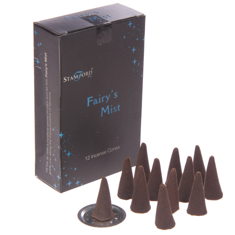 Stamford Black Incense Cones - Fairys Mist – Rechargeable, Discreet, Intimate Wellness Accessory – Quiet, Rechargeable, Waterproof, Couples & Solo Use, Discreet Intimate Wellness Accessory