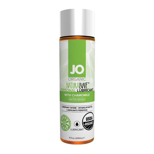 JO NATURALOVE Organic Lubricant 8oz β Rechargeable, Discreet, Intimate Wellness Accessory β Quiet, Rechargeable, Waterproof, Couples & Solo Use, Discreet Intimate Wellness Accessory