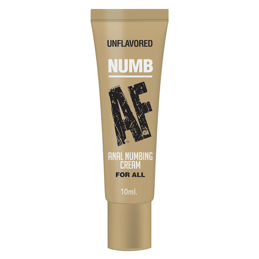 Numb AF Anal Numbing Cream-Unflavored 10ml Tube.