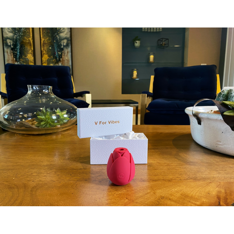 Maia- The Potently Powerful Rose Flower intimacy novelty item – Rechargeable, Discreet, Intimate Wellness Accessory – Quiet, Rechargeable, Waterproof, Couples & Solo Use, Discreet Intimate Wellness Accessory