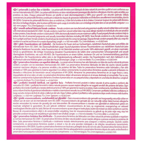 Ormelle Female Condoms Box 5 β Rechargeable, Discreet, Intimate Wellness Accessory β Quiet, Rechargeable, Waterproof, Couples & Solo Use, Discreet Intimate Wellness Accessory