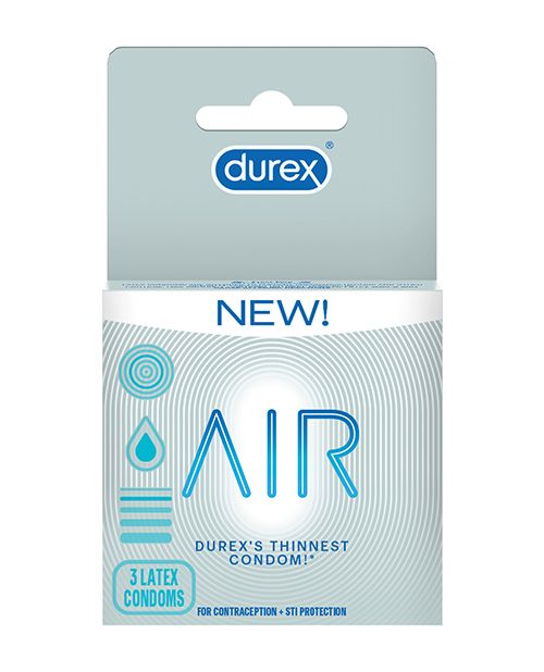 Durex Air Box 3 – Rechargeable, Discreet, Intimate Wellness Accessory – Quiet, Rechargeable, Waterproof, Couples & Solo Use, Discreet Intimate Wellness Accessory