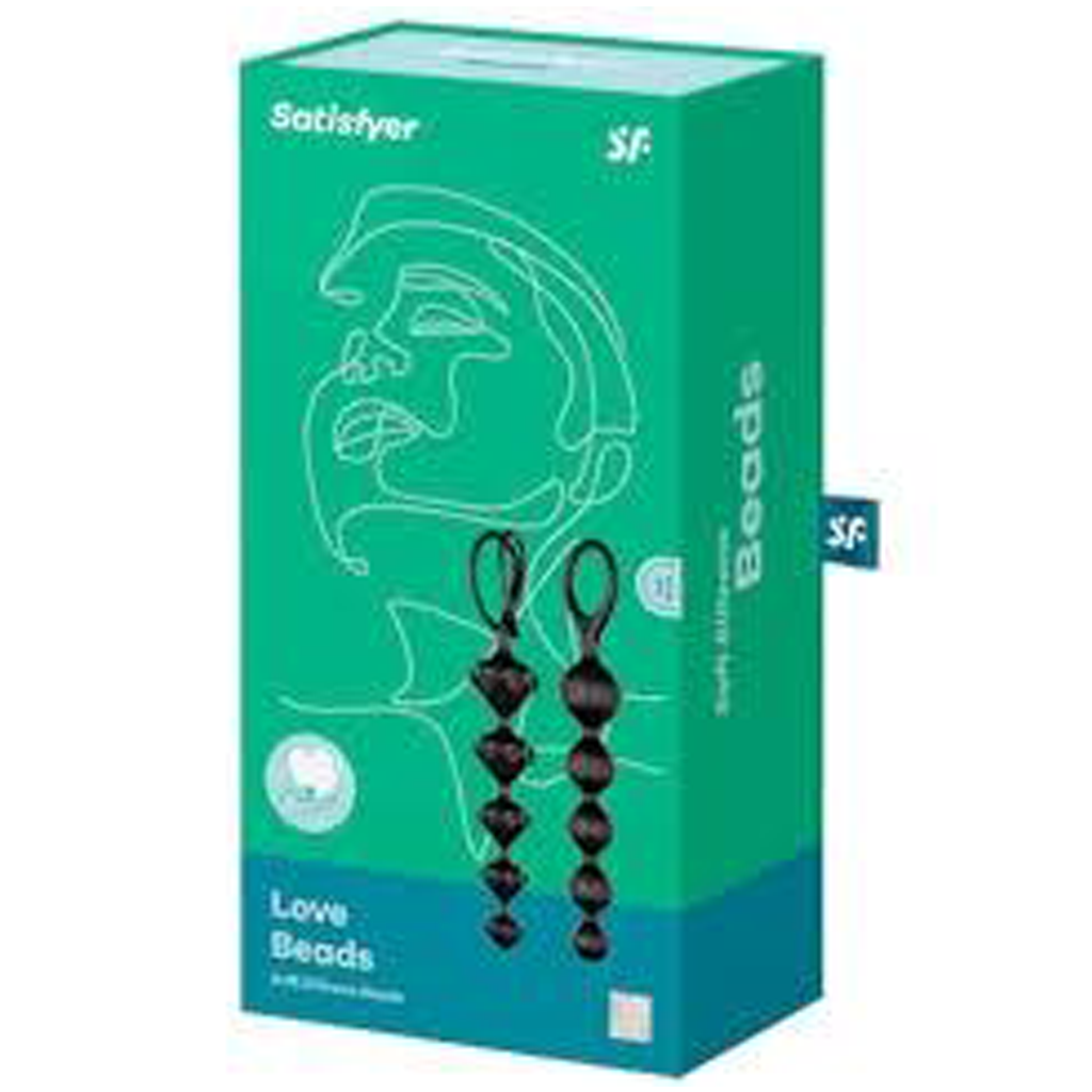 Love Beads (set of 2)(Black) - black – Rechargeable, Discreet, Intimate Wellness Accessory – Quiet, Rechargeable, Waterproof, Couples & Solo Use, Discreet Intimate Wellness Accessory