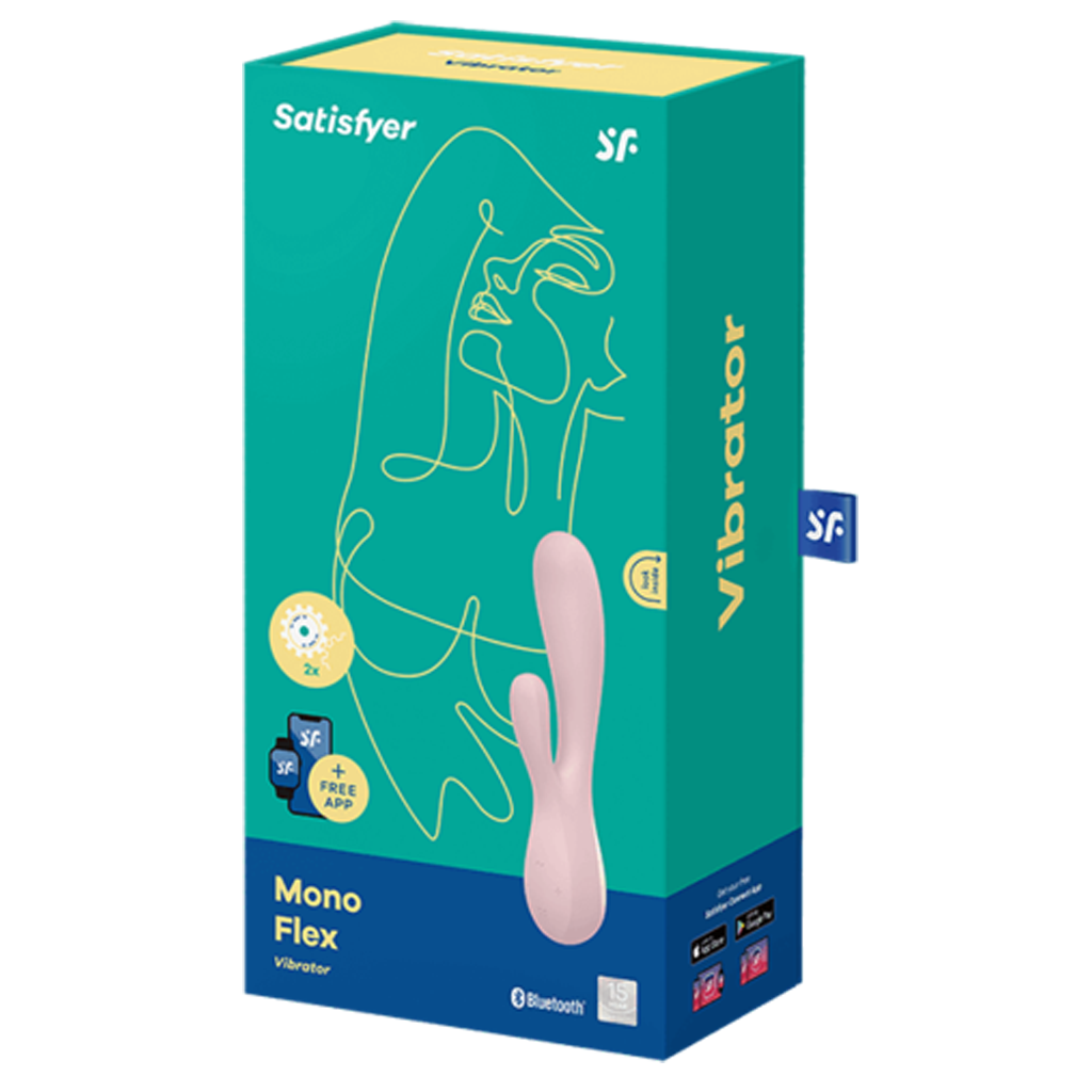 Mono Flex mauve - Mauve – Rechargeable, Discreet, Intimate Wellness Accessory – Quiet, Rechargeable, Waterproof, Couples & Solo Use, Discreet Intimate Wellness Accessory