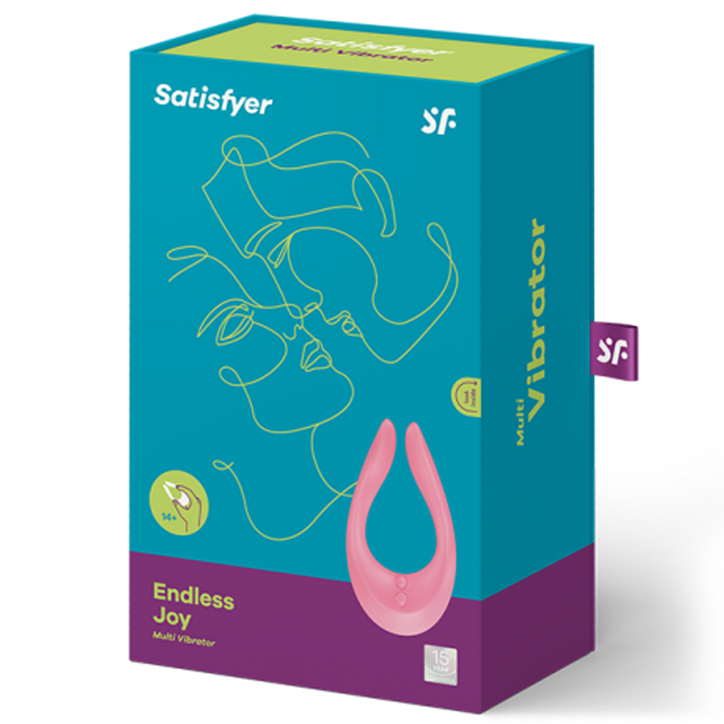 Endless Joy - pink – Rechargeable, Discreet, Intimate Wellness Accessory – Quiet, Rechargeable, Waterproof, Couples & Solo Use, Discreet Intimate Wellness Accessory