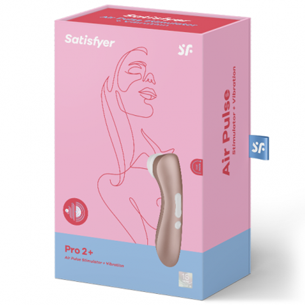 Pro 2+ - light gold – Rechargeable, Discreet, Intimate Wellness Accessory – Quiet, Rechargeable, Waterproof, Couples & Solo Use, Discreet Intimate Wellness Accessory
