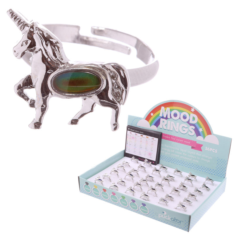 Funky Unicorn Design Mood Rings – Rechargeable, Discreet, Intimate Wellness Accessory – Quiet, Rechargeable, Waterproof, Couples & Solo Use, Discreet Intimate Wellness Accessory