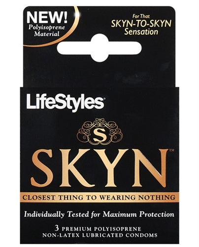 Skyn Original - Non-Latex Lubricated Condoms - 3 Pack – Rechargeable, Discreet, Intimate Wellness Accessory – Quiet, Rechargeable, Waterproof, Couples & Solo Use, Discreet Intimate Wellness Accessory
