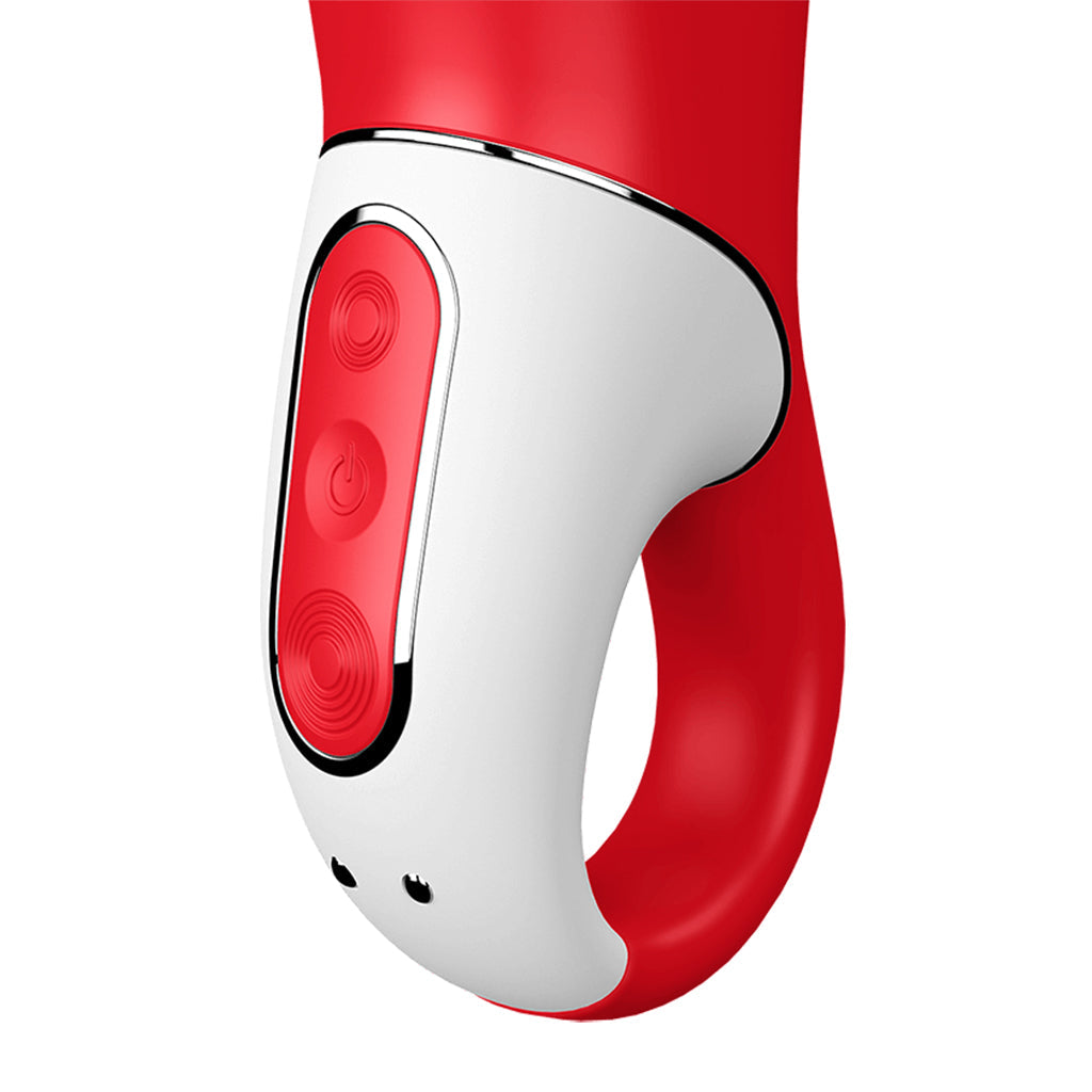 Power Flower - Red – Rechargeable, Discreet, Intimate Wellness Accessory – Quiet, Rechargeable, Waterproof, Couples & Solo Use, Discreet Intimate Wellness Accessory