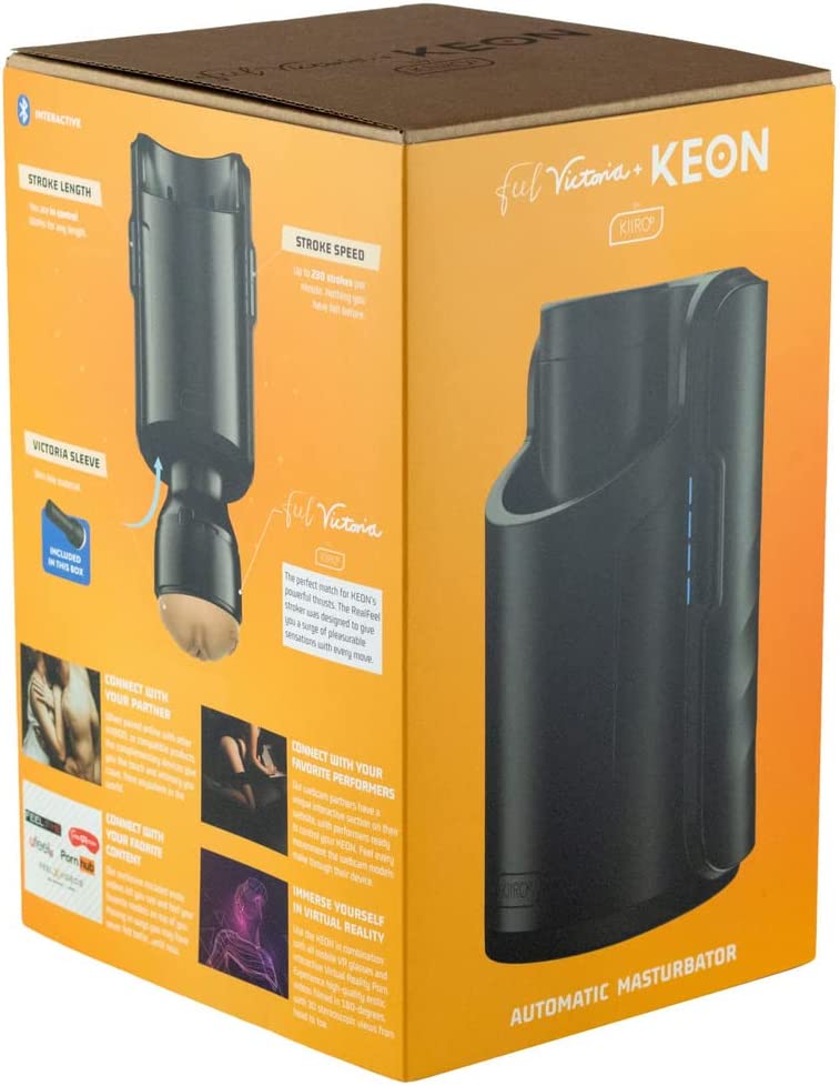 FeelVictoria Stroker + Keon Combo Set – Rechargeable, Discreet, Intimate Wellness Accessory – Quiet, Rechargeable, Waterproof, Couples & Solo Use, Discreet Intimate Wellness Accessory