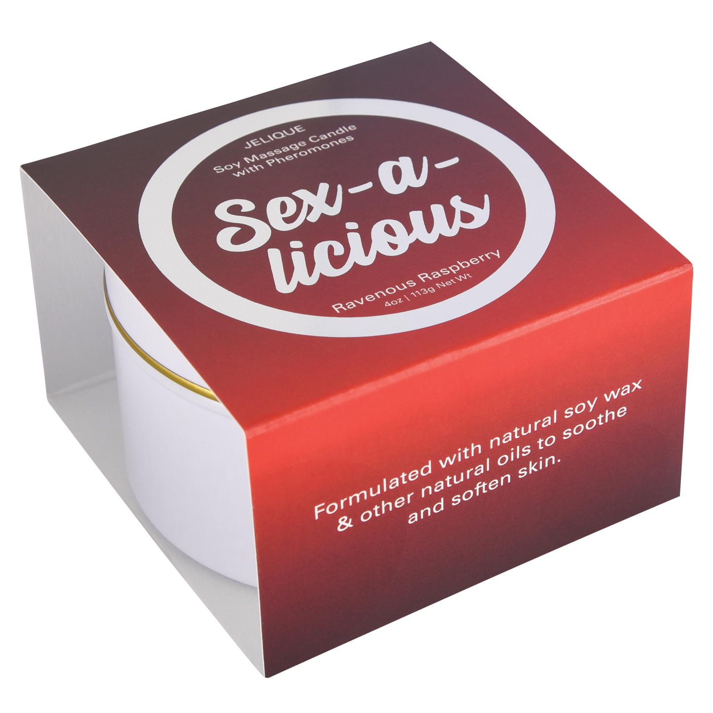 MOOD CANDLES intimacy-a-licious - Pheromone Massage Candle Ravenous Raspberry 4oz | 113g β Rechargeable, Discreet, Intimate Wellness Accessory β Quiet, Rechargeable, Waterproof, Couples & Solo Use, Discreet Intimate Wellness Accessory