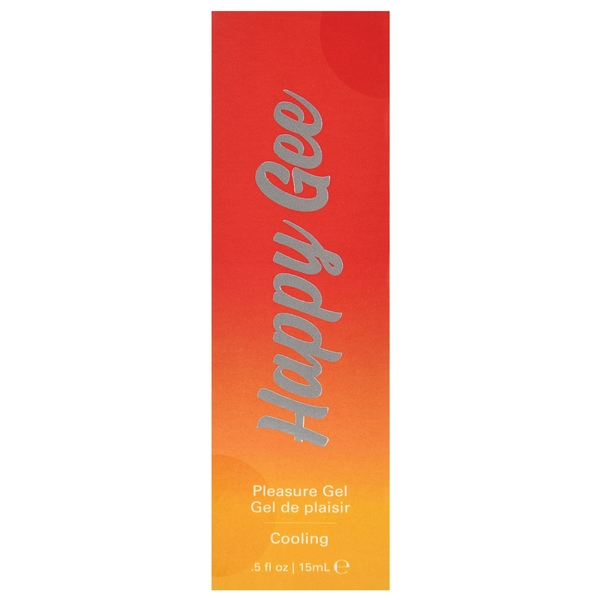 HAPPY GEE Cooling Pleasure Gel Cooling .5fl | 15mL β Rechargeable, Discreet, Intimate Wellness Accessory β Quiet, Rechargeable, Waterproof, Couples & Solo Use, Discreet Intimate Wellness Accessory