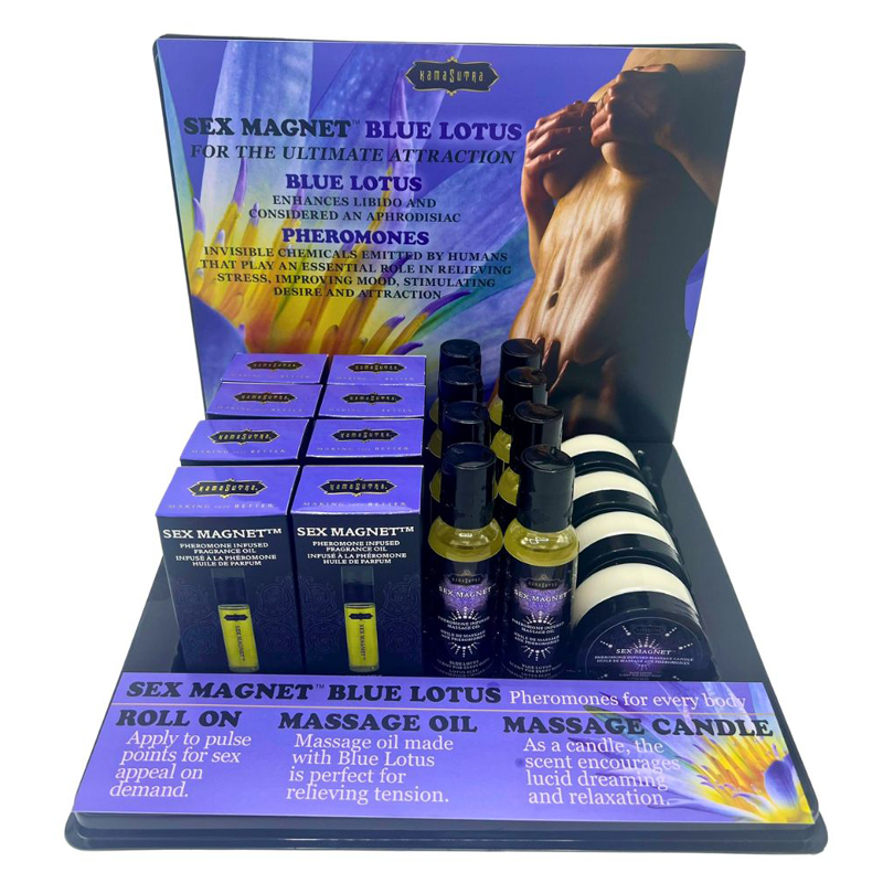 intimacy MAGNET Pheromone Blue Lotus Prepack Display – Rechargeable, Discreet, Intimate Wellness Accessory – Quiet, Rechargeable, Waterproof, Couples & Solo Use, Discreet Intimate Wellness Accessory