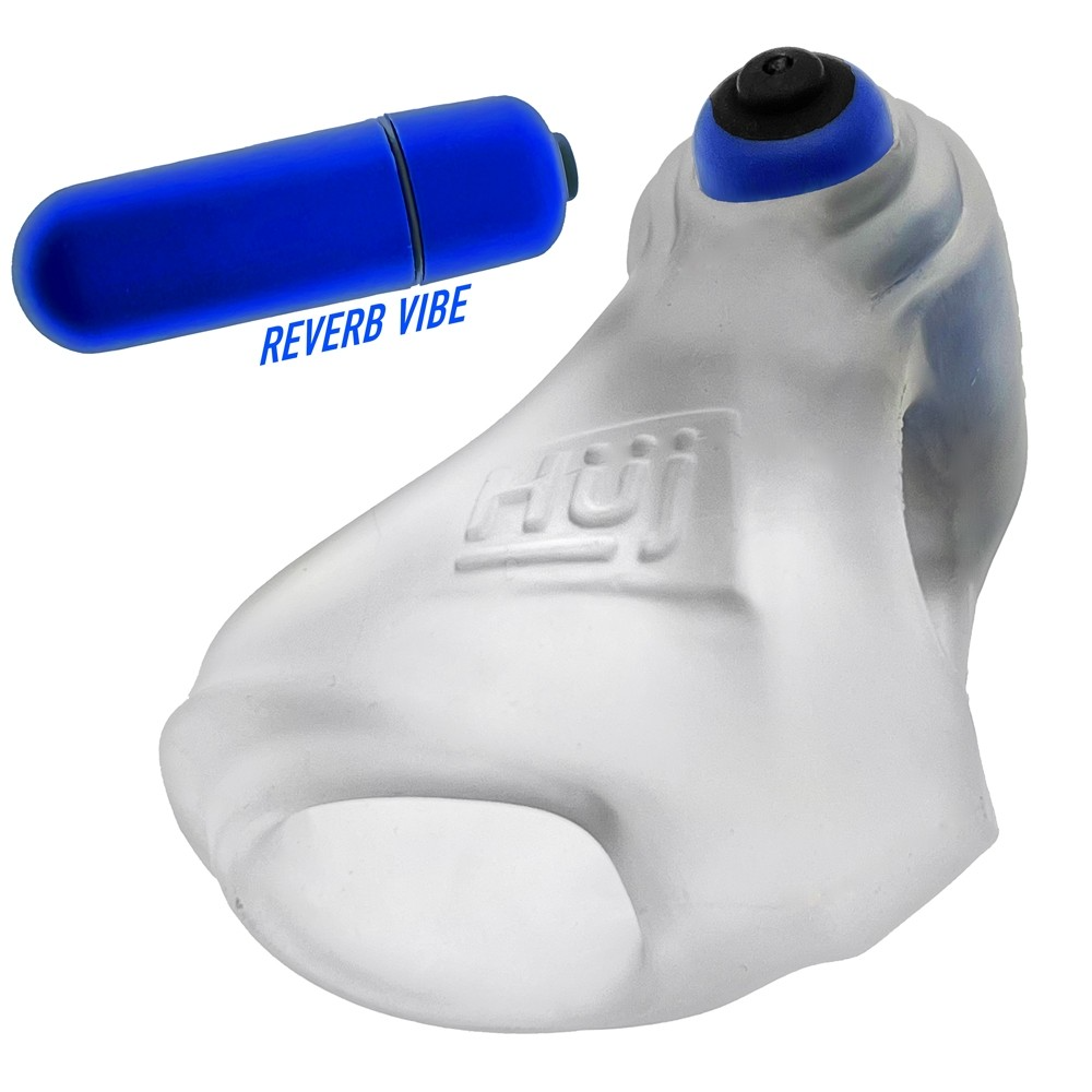 REVSLING, sling with vibe, CLEAR ICE w/ Blue Vibe – Rechargeable, Discreet, Intimate Wellness Accessory – Quiet, Rechargeable, Waterproof, Couples & Solo Use, Discreet Intimate Wellness Accessory