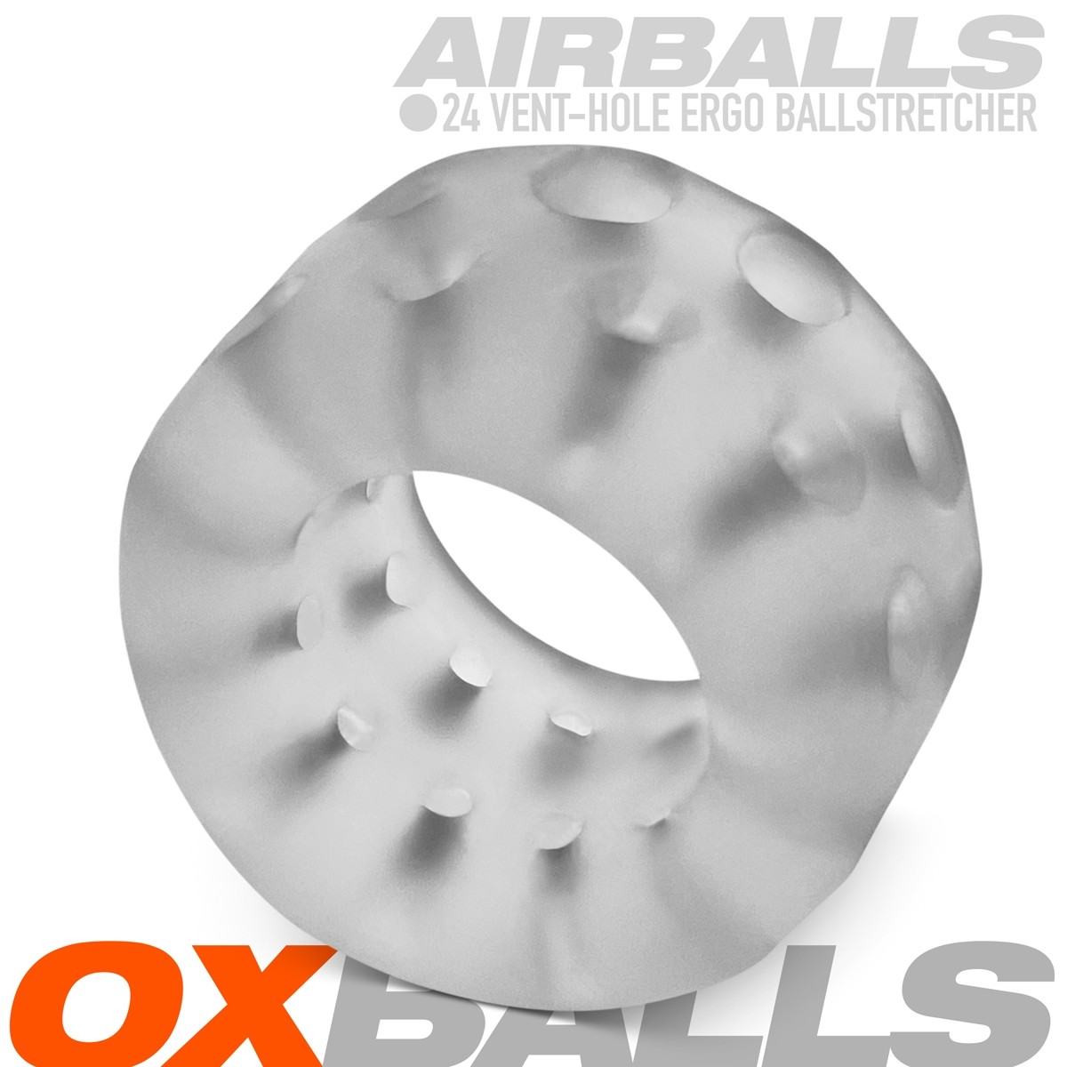 AIRBALLS, air-lite ballstretcher, CLEAR ICE – Rechargeable, Discreet, Intimate Wellness Accessory – Quiet, Rechargeable, Waterproof, Couples & Solo Use, Discreet Intimate Wellness Accessory