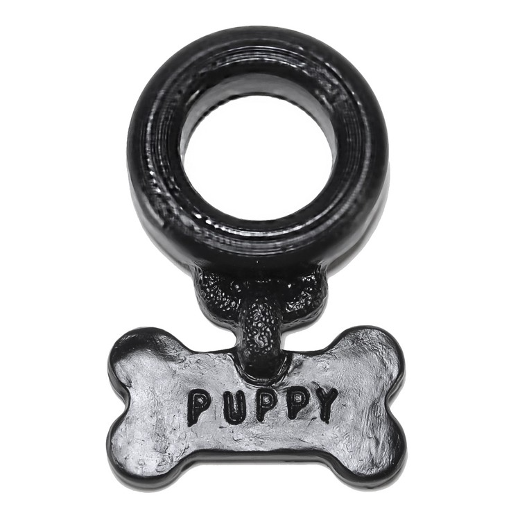 PUPPY, cockring, BLACK – Rechargeable, Discreet, Intimate Wellness Accessory – Quiet, Rechargeable, Waterproof, Couples & Solo Use, Discreet Intimate Wellness Accessory