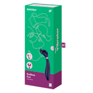 Endless Fun - Black – Rechargeable, Discreet, Intimate Wellness Accessory – Quiet, Rechargeable, Waterproof, Couples & Solo Use, Discreet Intimate Wellness Accessory