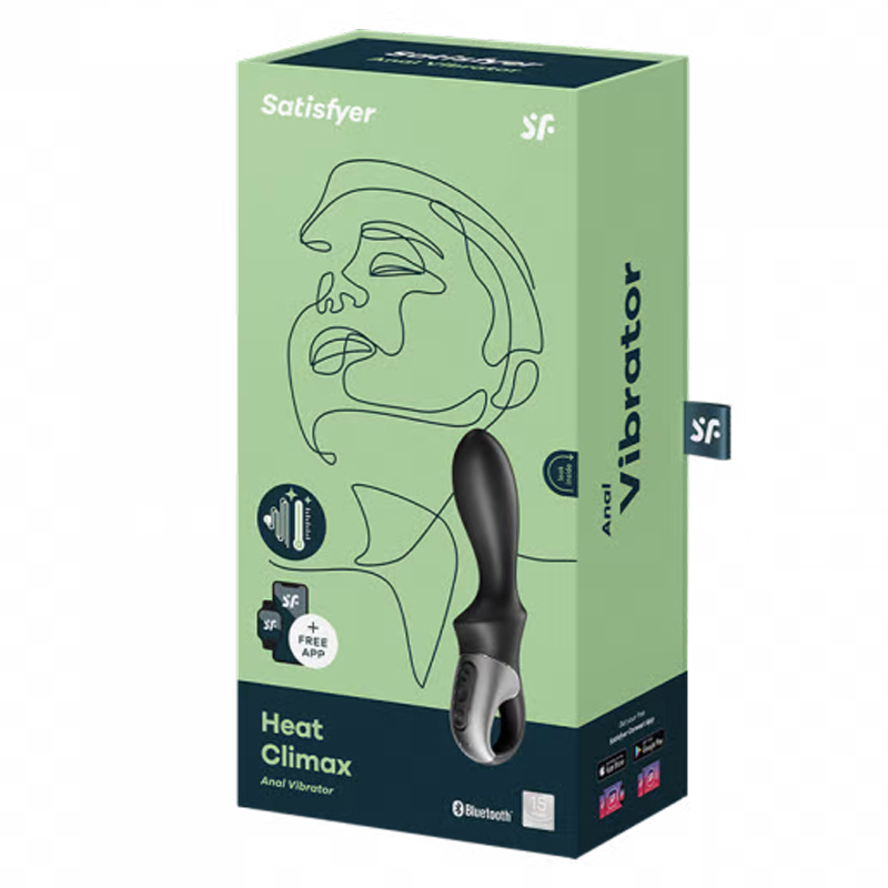 Heat Climax Black – Rechargeable, Discreet, Intimate Wellness Accessory – Quiet, Rechargeable, Waterproof, Couples & Solo Use, Discreet Intimate Wellness Accessory
