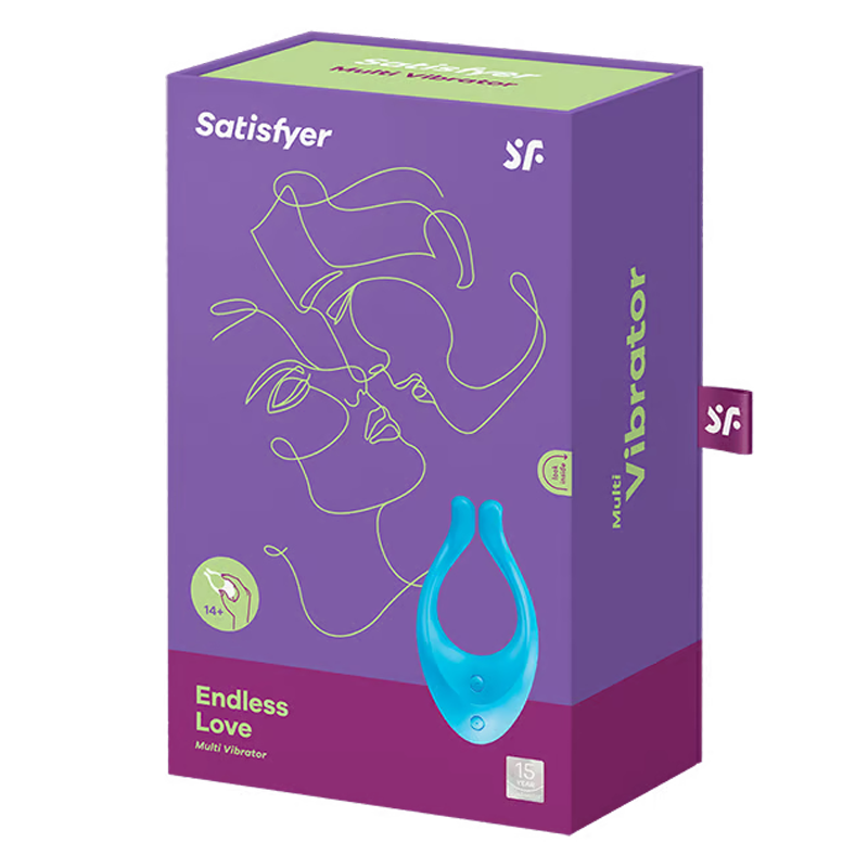 Endless Love - light blue – Rechargeable, Discreet, Intimate Wellness Accessory – Quiet, Rechargeable, Waterproof, Couples & Solo Use, Discreet Intimate Wellness Accessory