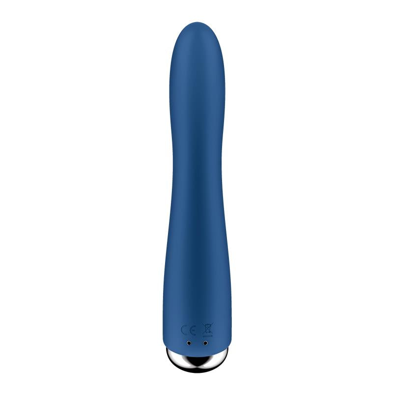 Spinning Vibe 1 - Blue – Rechargeable, Discreet, Intimate Wellness Accessory – Quiet, Rechargeable, Waterproof, Couples & Solo Use, Discreet Intimate Wellness Accessory