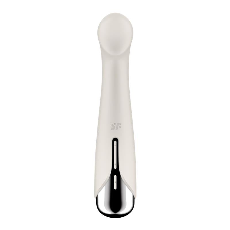 Spinning G-Spot 1 - Beige – Rechargeable, Discreet, Intimate Wellness Accessory – Quiet, Rechargeable, Waterproof, Couples & Solo Use, Discreet Intimate Wellness Accessory