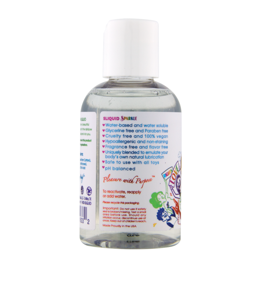 Sparkle Pride personal lubricant 4.2oz – Rechargeable, Discreet, Intimate Wellness Accessory – Quiet, Rechargeable, Waterproof, Couples & Solo Use, Discreet Intimate Wellness Accessory