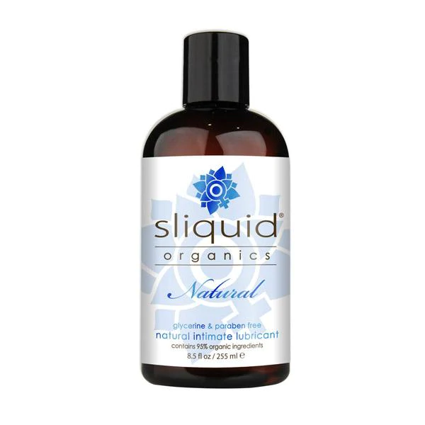 Sliquid Organics Natural Lubricant 8.5oz β Rechargeable, Discreet, Intimate Wellness Accessory β Quiet, Rechargeable, Waterproof, Couples & Solo Use, Discreet Intimate Wellness Accessory
