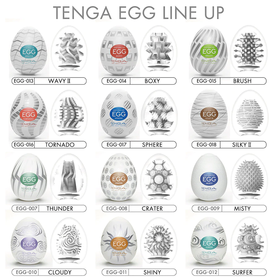 EGG New Standard 6 Pack Variety Pack – Rechargeable, Discreet, Intimate Wellness Accessory – Quiet, Rechargeable, Waterproof, Couples & Solo Use, Discreet Intimate Wellness Accessory