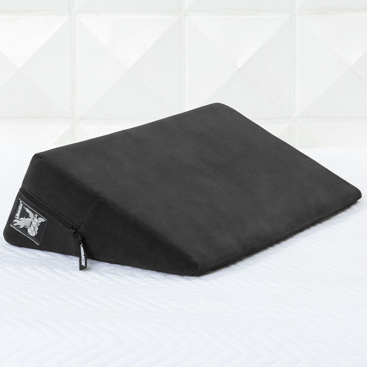 Wedge Black Microfiber – Rechargeable, Discreet, Intimate Wellness Accessory – Quiet, Rechargeable, Waterproof, Couples & Solo Use, Discreet Intimate Wellness Accessory