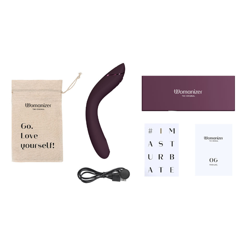 OG - Aubergine – Rechargeable, Discreet, Intimate Wellness Accessory – Quiet, Rechargeable, Waterproof, Couples & Solo Use, Discreet Intimate Wellness Accessory