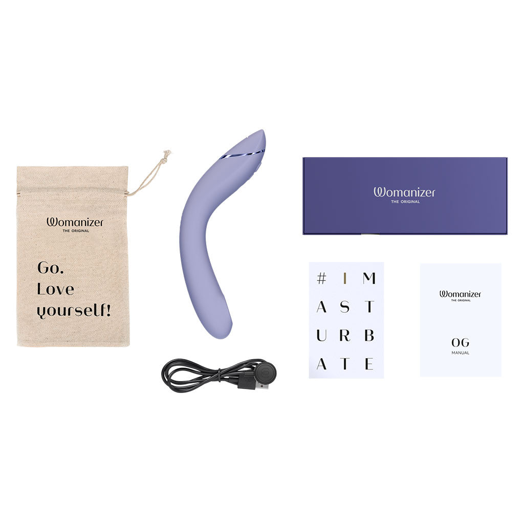 OG - Lilac – Rechargeable, Discreet, Intimate Wellness Accessory – Quiet, Rechargeable, Waterproof, Couples & Solo Use, Discreet Intimate Wellness Accessory