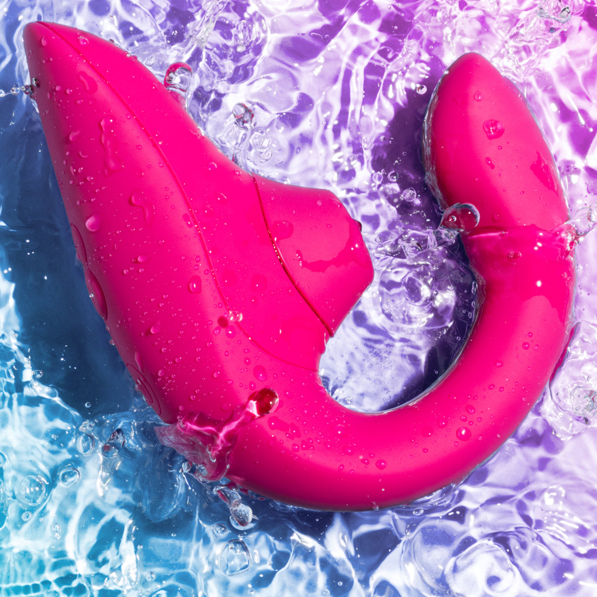Blend - Vibrant Pink – Rechargeable, Discreet, Intimate Wellness Accessory – Quiet, Rechargeable, Waterproof, Couples & Solo Use, Discreet Intimate Wellness Accessory