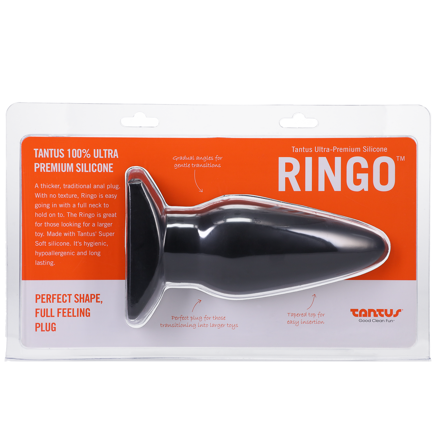 Silicone Ringo Silicone Butt Plug – Rechargeable, Discreet, Intimate Wellness Accessory – Quiet, Rechargeable, Waterproof, Couples & Solo Use, Discreet Intimate Wellness Accessory