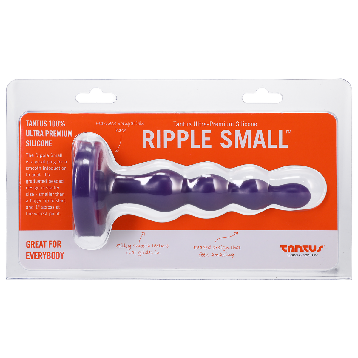 Ripple Small Amethyst – Rechargeable, Discreet, Intimate Wellness Accessory – Quiet, Rechargeable, Waterproof, Couples & Solo Use, Discreet Intimate Wellness Accessory