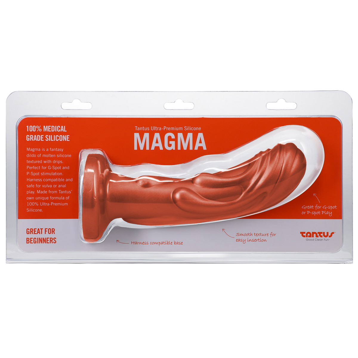 Magma - Copper – Rechargeable, Discreet, Intimate Wellness Accessory – Quiet, Rechargeable, Waterproof, Couples & Solo Use, Discreet Intimate Wellness Accessory