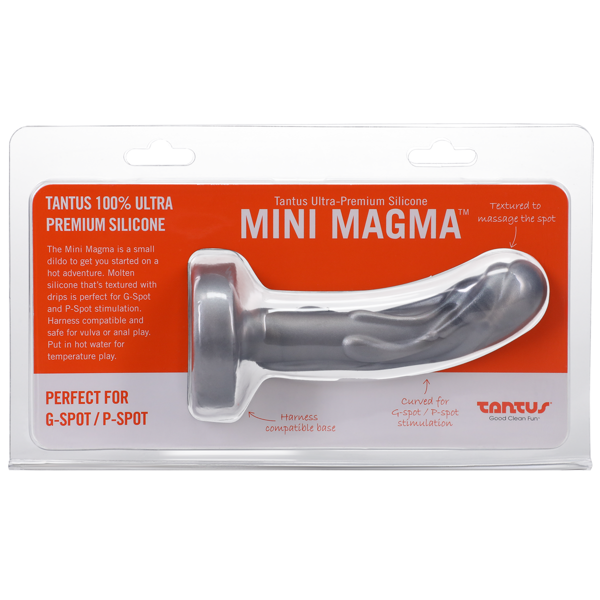 Mini Magma - Silver – Rechargeable, Discreet, Intimate Wellness Accessory – Quiet, Rechargeable, Waterproof, Couples & Solo Use, Discreet Intimate Wellness Accessory