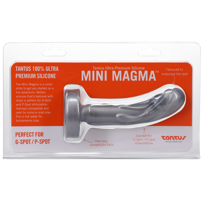 Mini Magma - Silver – Rechargeable, Discreet, Intimate Wellness Accessory – Quiet, Rechargeable, Waterproof, Couples & Solo Use, Discreet Intimate Wellness Accessory