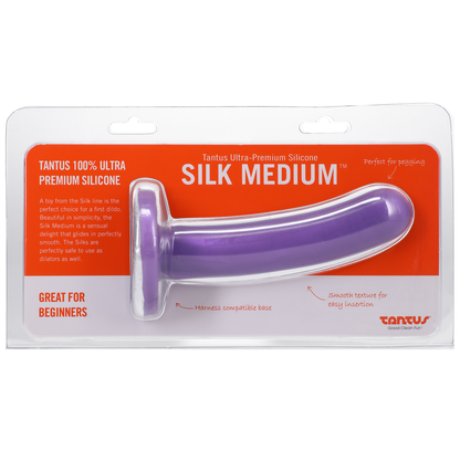 Silk Medium Lavender Firm – Rechargeable, Discreet, Intimate Wellness Accessory – Quiet, Rechargeable, Waterproof, Couples & Solo Use, Discreet Intimate Wellness Accessory