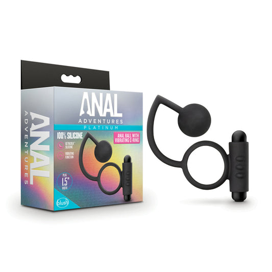 backdoor Adventures - Vibrating CRing +backdoor – Rechargeable, Discreet, Intimate Wellness Accessory – Quiet, Rechargeable, Waterproof, Couples & Solo Use, Discreet Intimate Wellness Accessory