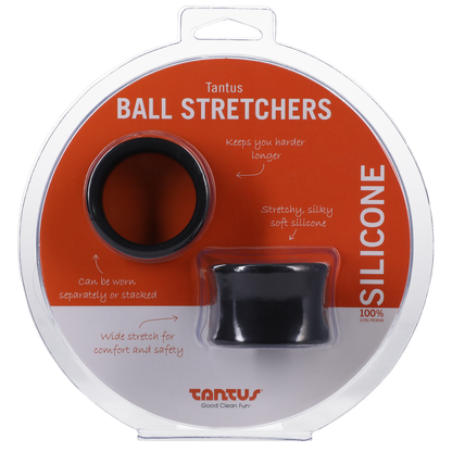 Ball Stretcher Kit Black – Rechargeable, Discreet, Intimate Wellness Accessory – Quiet, Rechargeable, Waterproof, Couples & Solo Use, Discreet Intimate Wellness Accessory