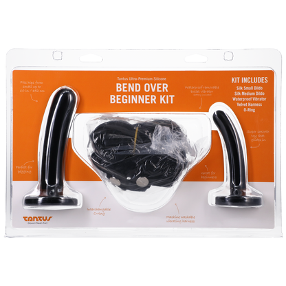 Bend Over Beginner Kit - Onyx – Rechargeable, Discreet, Intimate Wellness Accessory – Quiet, Rechargeable, Waterproof, Couples & Solo Use, Discreet Intimate Wellness Accessory