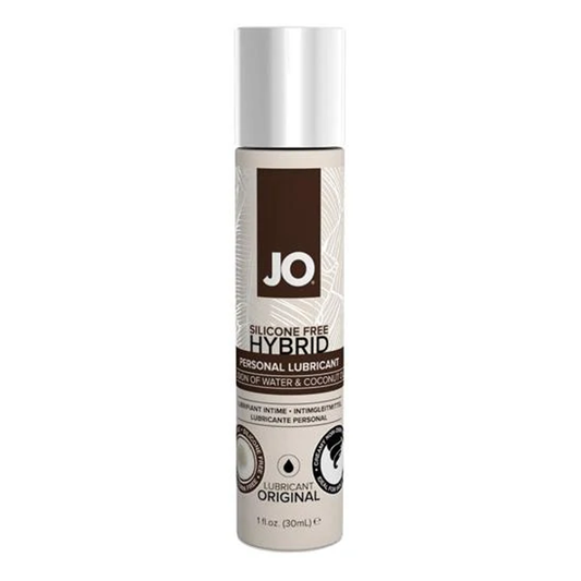 JO Hybrid with Coconut - Original 1oz – Rechargeable, Discreet, Intimate Wellness Accessory – Quiet, Rechargeable, Waterproof, Couples & Solo Use, Discreet Intimate Wellness Accessory