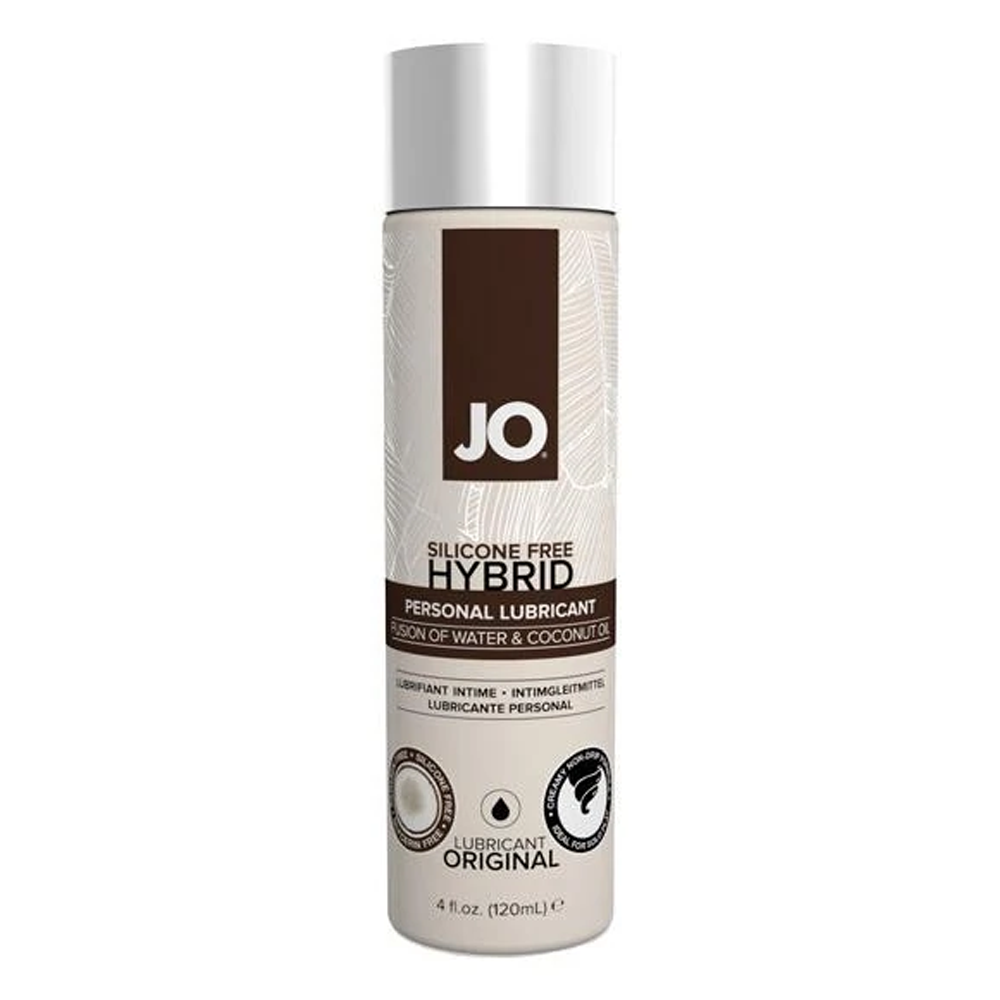 JO Hybrid with Coconut - Original 4oz – Rechargeable, Discreet, Intimate Wellness Accessory – Quiet, Rechargeable, Waterproof, Couples & Solo Use, Discreet Intimate Wellness Accessory