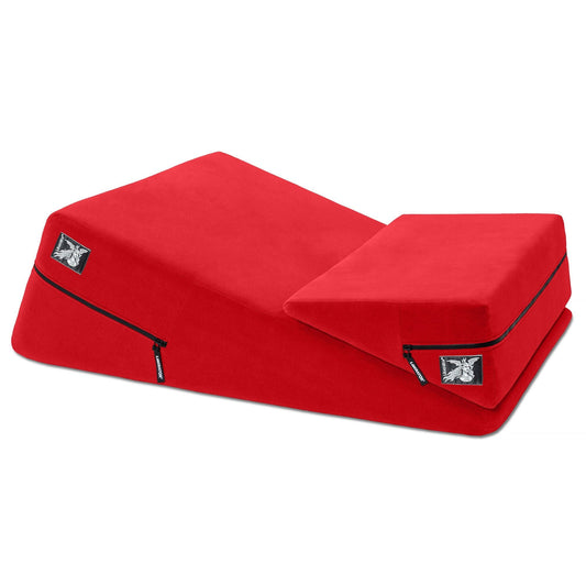 Wedge/Ramp Combo Flame Microfiber – Rechargeable, Discreet, Intimate Wellness Accessory – Quiet, Rechargeable, Waterproof, Couples & Solo Use, Discreet Intimate Wellness Accessory